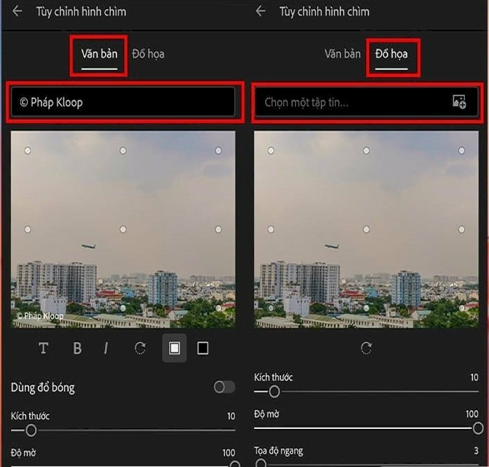 Bước 3: Tại đây, bạn có hai cách để thêm logo: