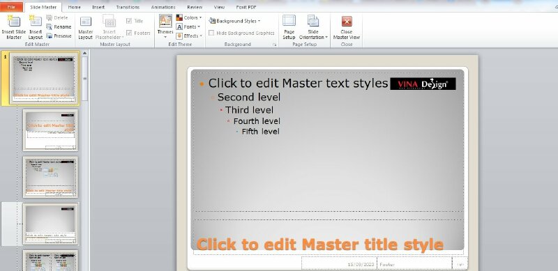 Bước 3: Di chuyển và điều chỉnh kích thước logo theo ý muốn. Bạn có thể kéo góc của logo để thay đổi kích thước, hoặc kéo logo để di chuyển nó đến vị trí mong muốn trên slide.