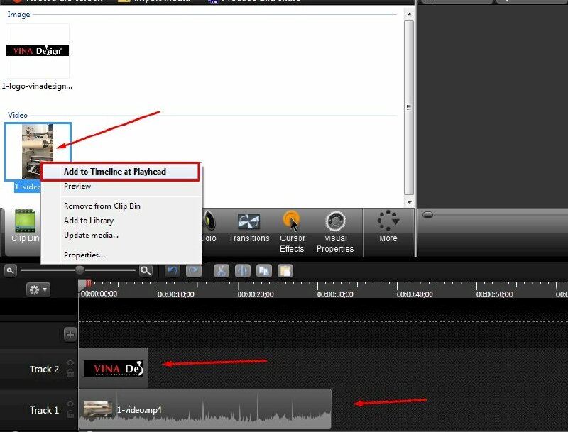 Chèn logo vào video