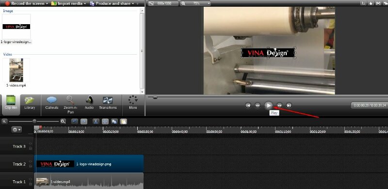 Xem trước video đã chèn logo