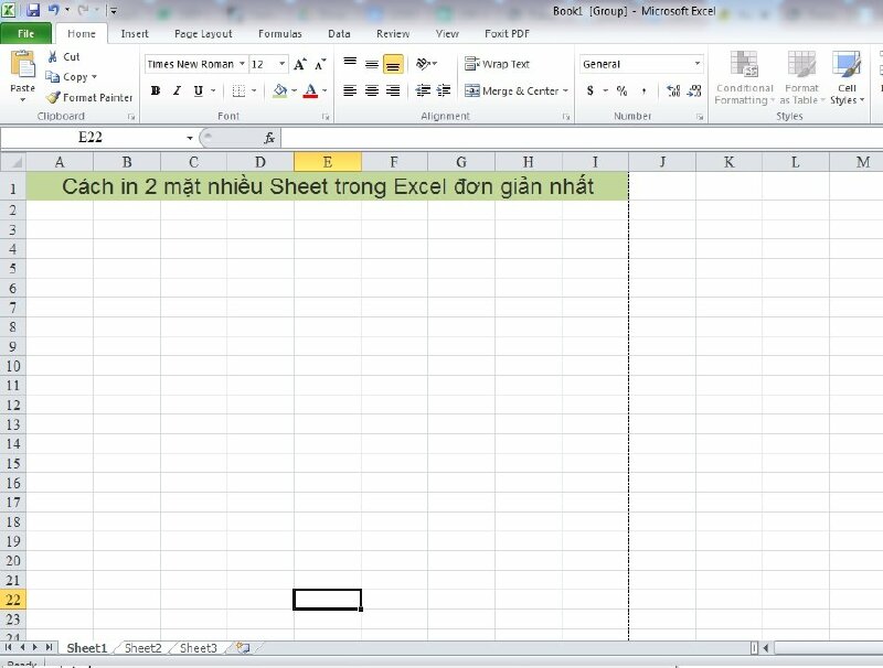 Cách chọn nhiều sheet bất kỳ: Chọn trước 1 Sheet cần in > Nhấn giữ phím Ctrl và chọn các sheet tiếp theo cần in (trên hệ điều hành Windows) và đối với MacOS hãy bấm tổ hợp phím Shift + Click chuột vào sheet cần in.