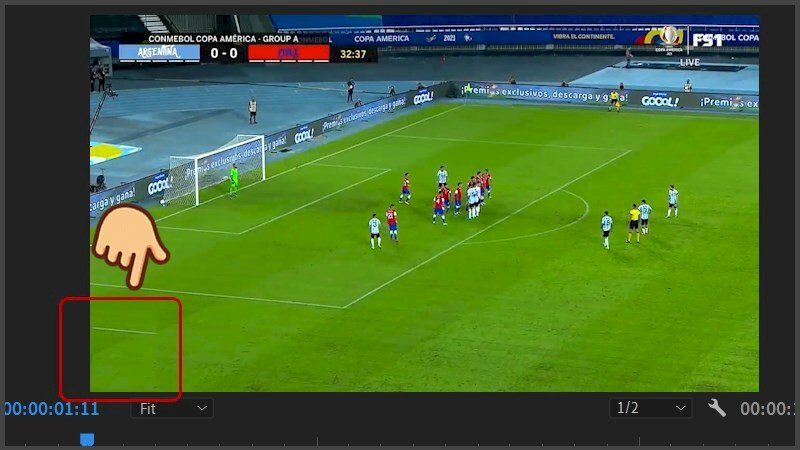 Sau khi thực hiện thay đổi này, vị trí ban đầu của logo sẽ bị thay thế bằng một vị trí khác trên video.