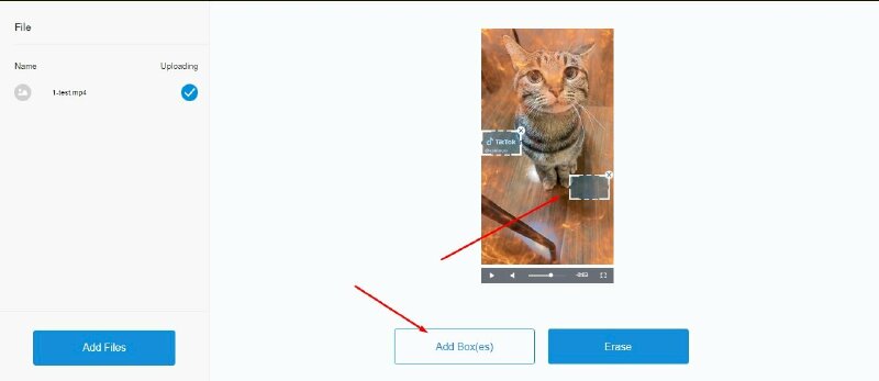 Nếu logo trong video xuất hiện ở nhiều vị trí và thời điểm khác nhau thì hãy bấm vào Add Box(es) để thêm khung xóa logo và thực hiện di chuyển, điều chỉnh như trên.