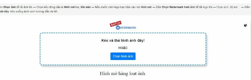 Bước 1: Truy cập vào trang Biếtmáytính >  Bạn hãy chọn một hay nhiều ảnh muốn chèn watermark vào và nhấn Open. 