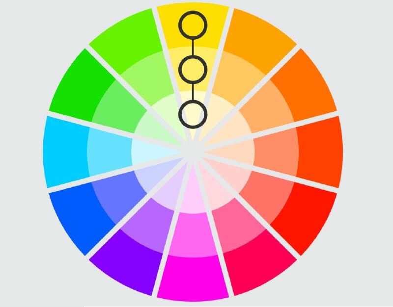 Monochromatic color scheme