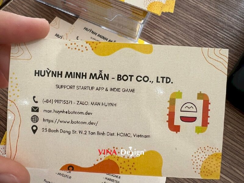 In name card lấy liền, in name card nhanh - VND274