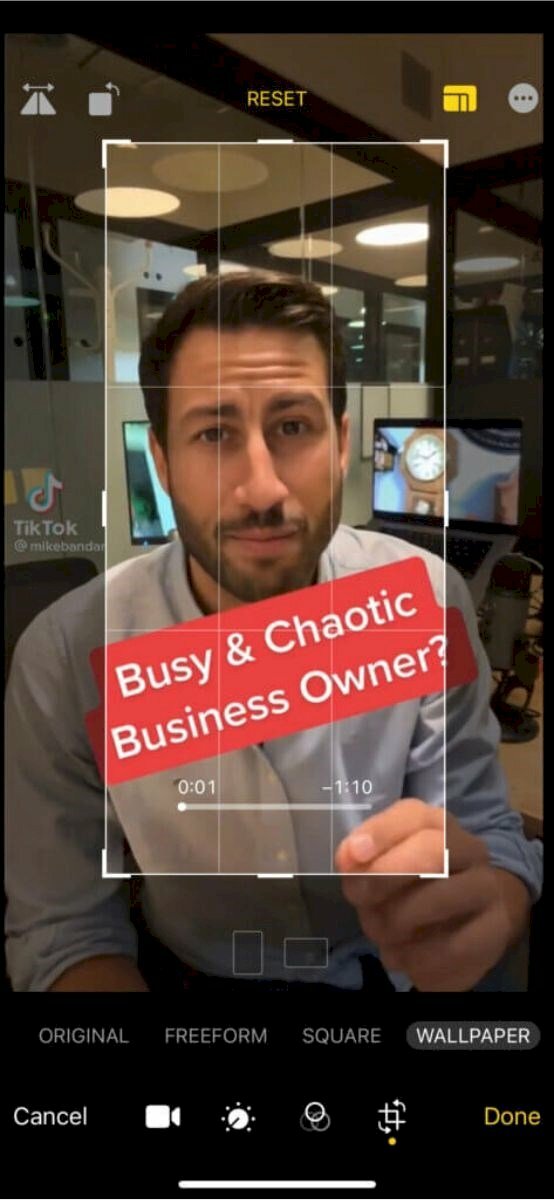 Bước 4: Khi bạn đã hoàn tất chỉnh sửa, nhấn "Xong" để lưu video đã chỉnh sửa.