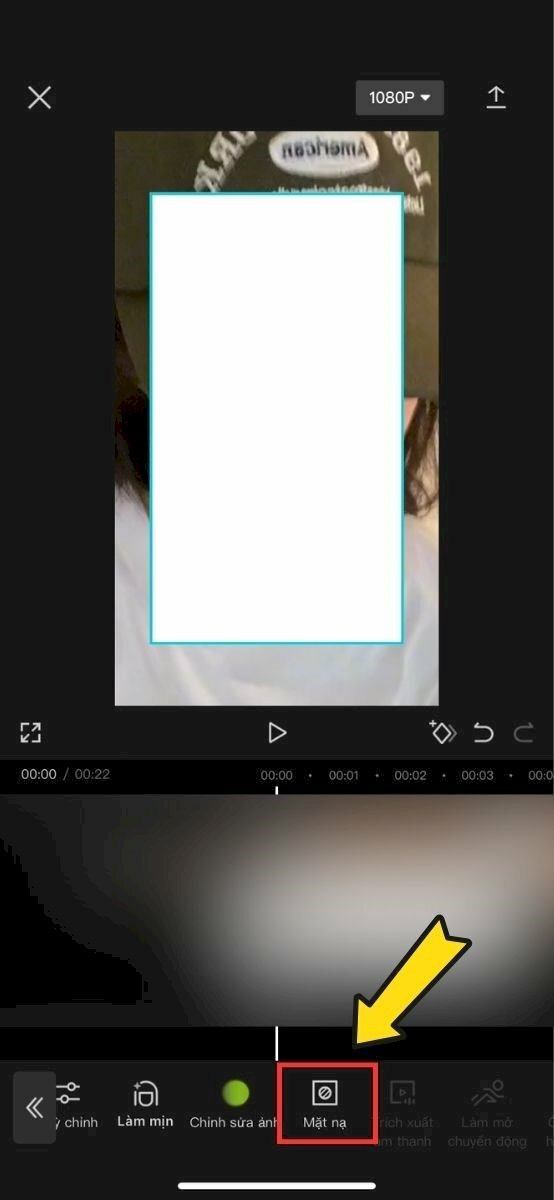 Bước 5: Tìm và chọn mục Mặt nạ.