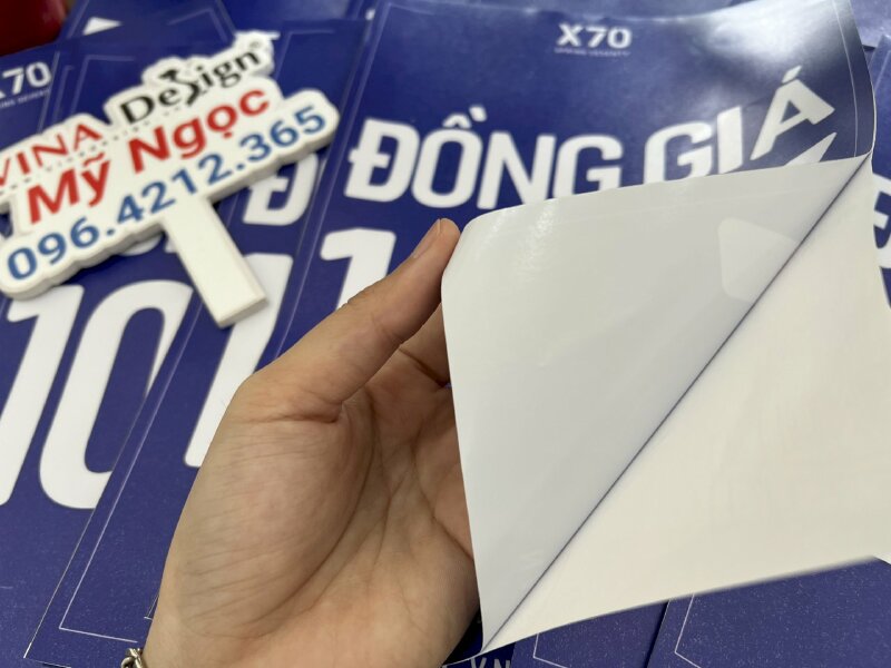 In bảng sale đồng giá 120k Decal sữa dán kính, dán bảng giá, bảng tên, kẹp sale - VND400