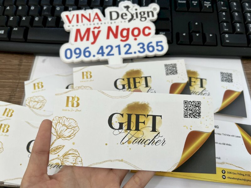 In Gift Voucher thẩm mỹ viện - VND422