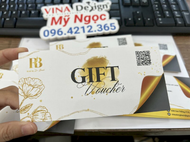 In Gift Voucher thẩm mỹ viện - VND422