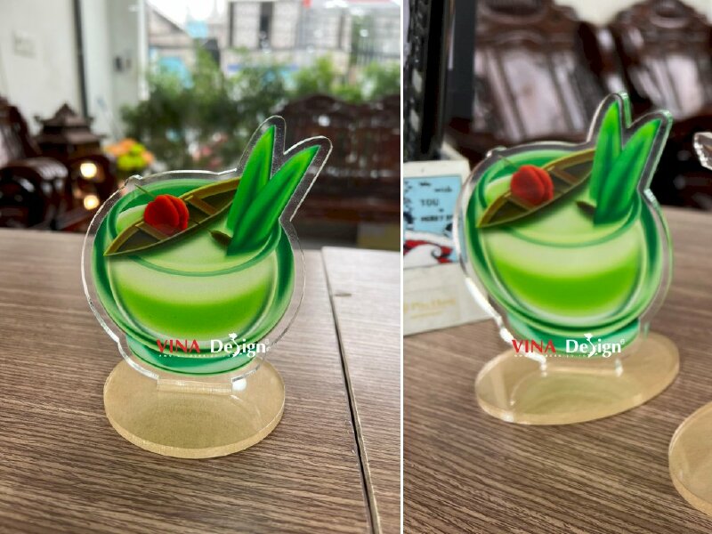 Mô hình ly Cocktail từ Mica Standee Acrylic để bàn - VND471