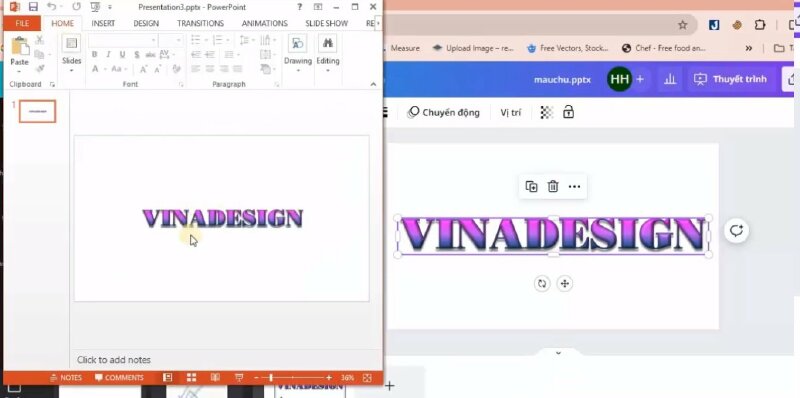 Mình đã hướng dẫn xong cách tạo hiệu ứng chữ độc đáo trên PowerPoint và sử dụng trên Canva hy vọng bạn có thể dễ dàng thực hiện được.