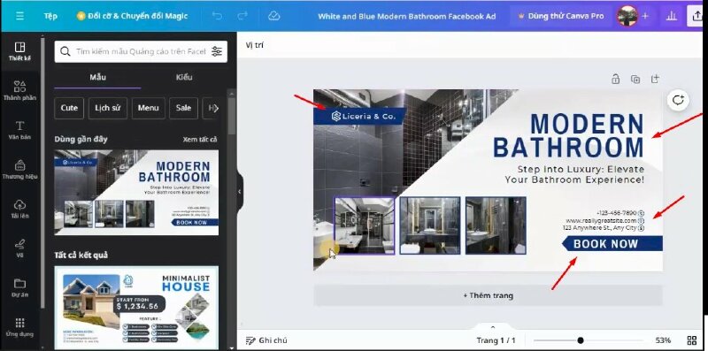Các bạn có thể thay đổi logo, tên thương hiệu của mình. Thực hiện thay đổi tên sản phẩm, mô tả sản phẩm, thông tin liên hệ.