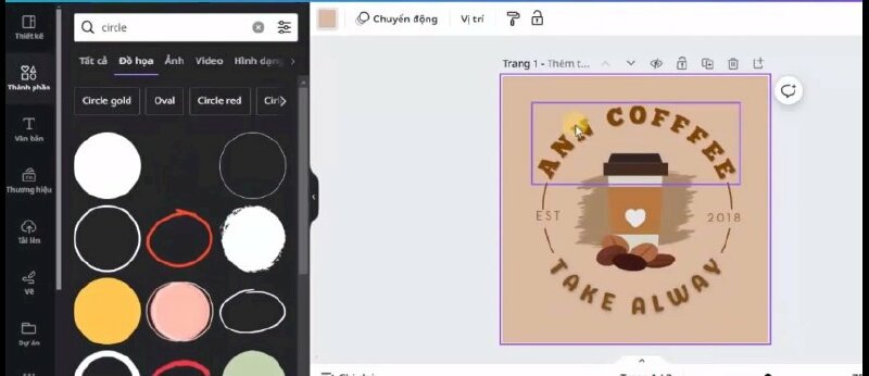 Như vậy là mình đã hướng dẫn xong cách thiết kế logo quán cafe bằng Canva siêu đơn giản. Hy vọng bạn có thể dễ dàng thực hiện được. 