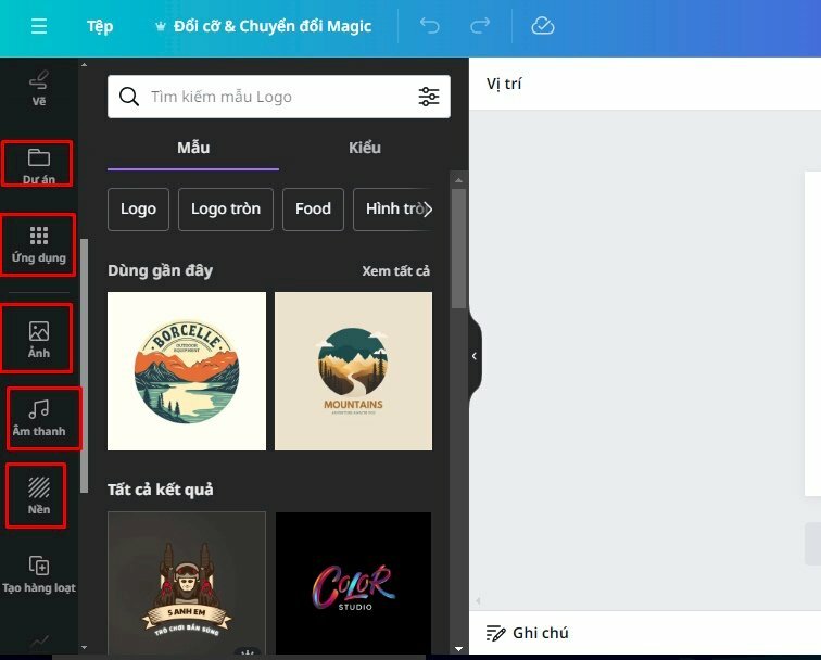 Tìm hiểu các tính năng khác trên Canva
