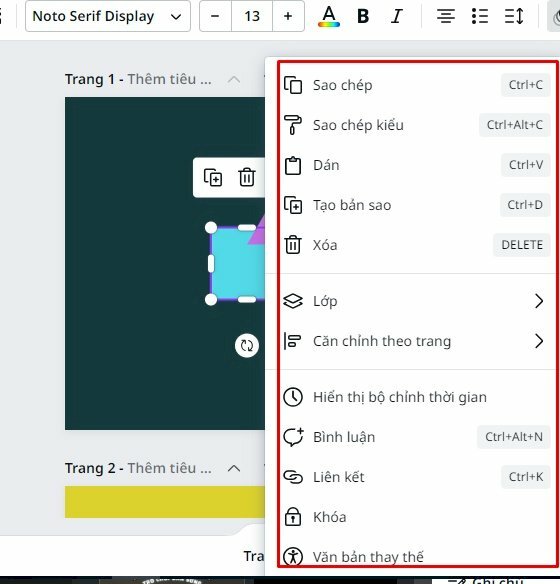 Tìm hiểu các tính năng khác trên Canva