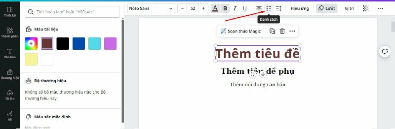 Tiếp đến ở đây sẽ là điểm đánh dấu đầu đoạn, đánh số chỉ mục.