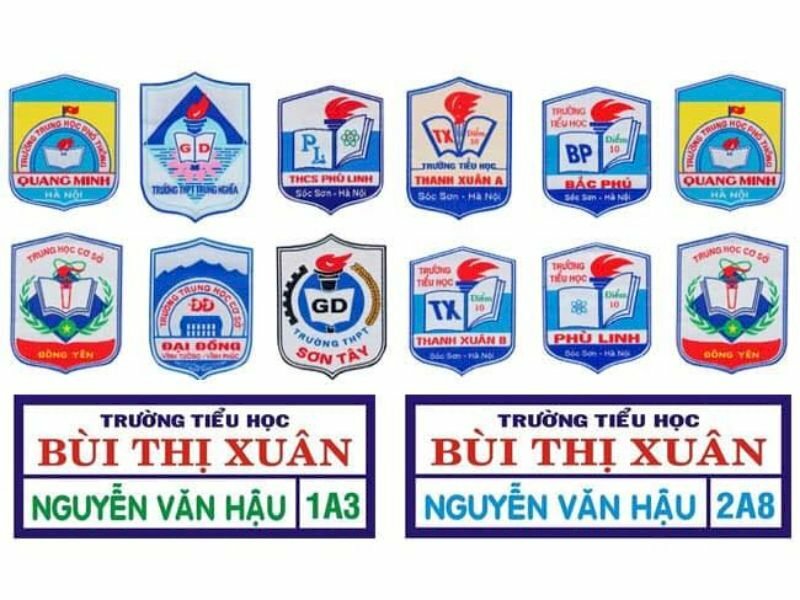 Các kỹ thuật in logo phù hiệu học sinh phổ biến hiện nay