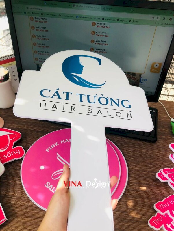 In hashtag cầm tay sự kiện quyên góp thư viện tóc BCNV - VND561