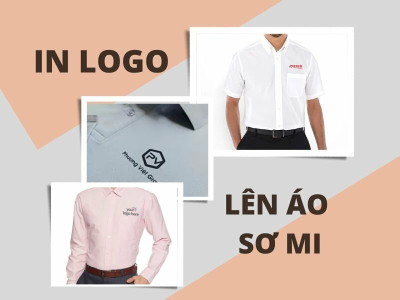 In logo lên áo sơ mi theo yêu cầu, giá rẻ, đẹp tại TPHCM