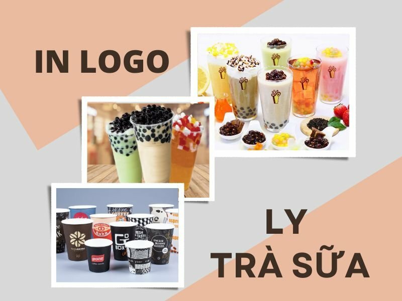 In logo ly trà sữa theo yêu cầu, giá rẻ, đẹp tại TPHCM