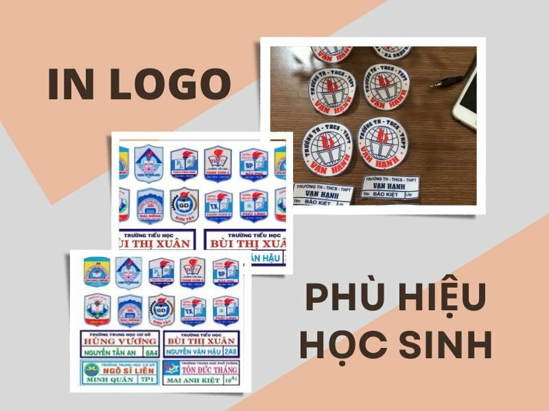 In logo phù hiệu học sinh theo yêu cầu, giá rẻ, đẹp tại TPHCM