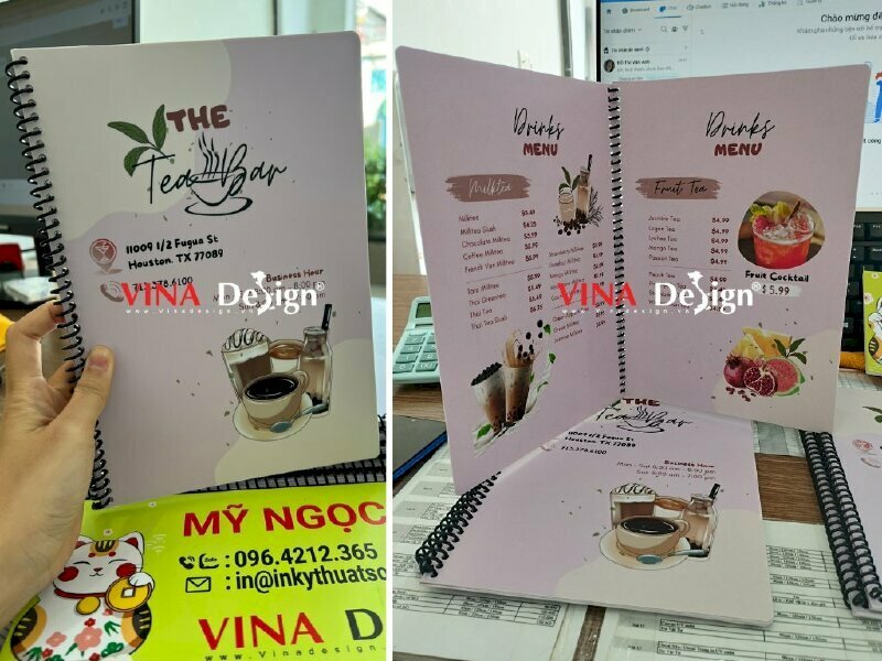 Tác dụng của in menu nhà hàng đẹp, chuyên nghiệp