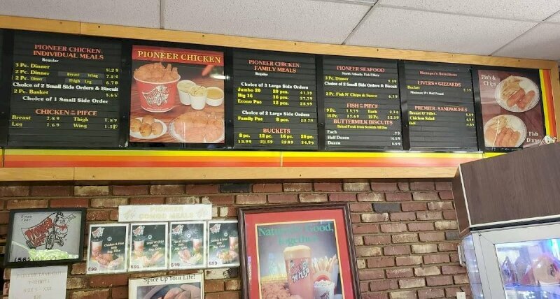 In menu nhà hàng treo tường, dạng bảng