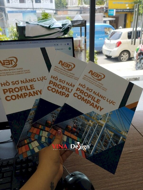 In quyển hồ sơ năng lực Profile Company xuất nhập khẩu - VND563