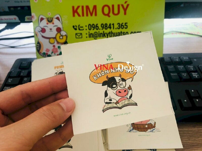 Đặc điểm của in sticker giấy