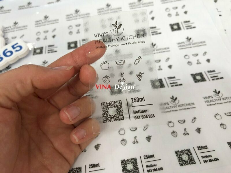 In sticker trong suốt là gì?