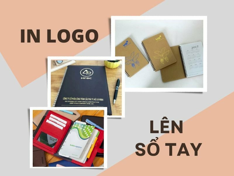 Sổ tay in logo theo yêu cầu, giá rẻ, đẹp tại TPHCM