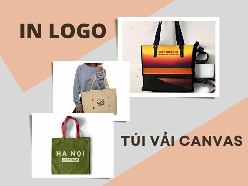 Túi vải canvas in logo đẹp, giá rẻ tại TPHCM