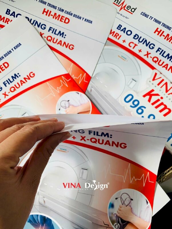 In ấn bao đựng Film MRI CT X-Quang, in bao thư cho trung tâm chẩn đoán y khoa - VND613