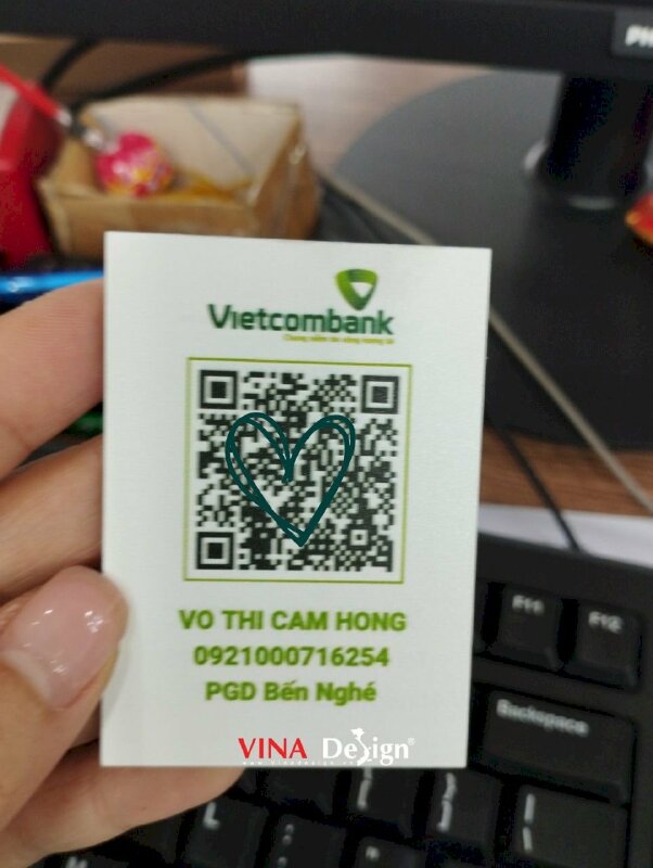 In bảng Mica QR Code quét mã chuyển khoản thanh toán online - VND591