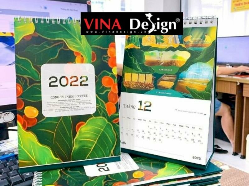 Nên chọn in lịch để bàn theo phôi mẫu