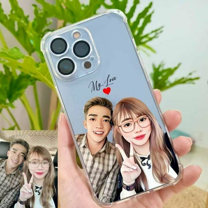 Ốp điện thoại in hình ảnh cặp đôi, cá nhân