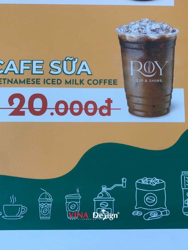 In PP có keo làm poster khai trương quán cafe đồng giá chỉ 15k - VND606