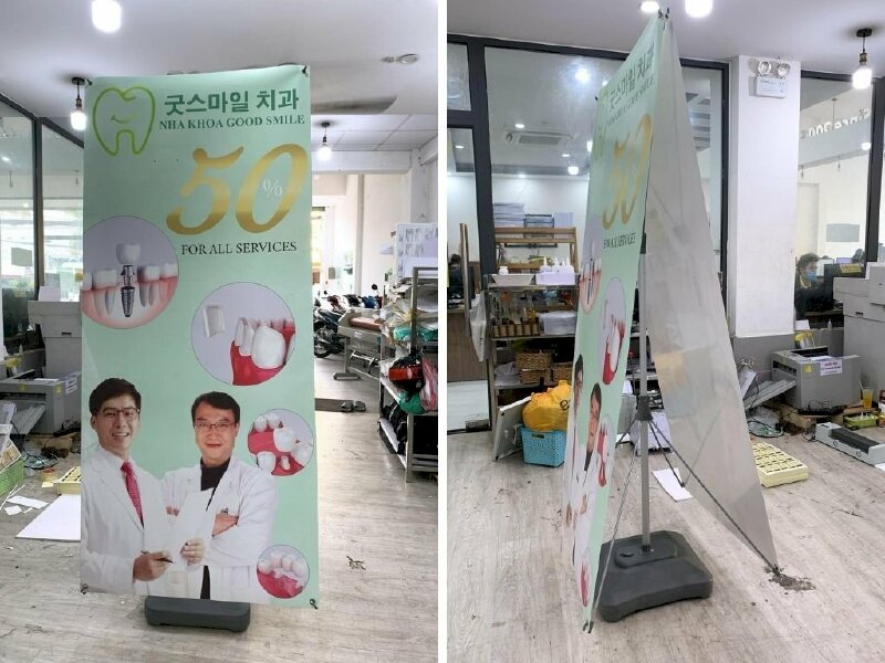 Lợi ích khi đặt in standee lấy liền