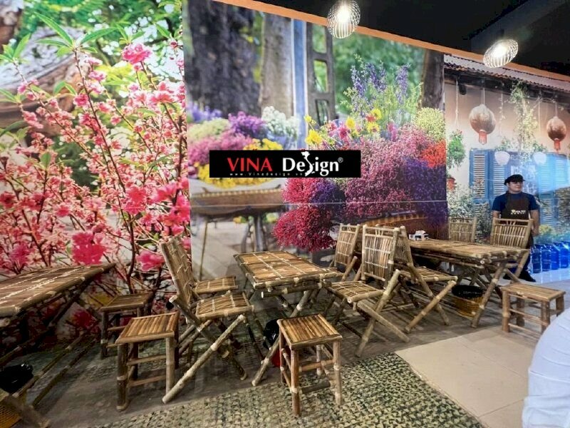 In tranh dán tường trang trí quán ăn, nhà hàng, quán nhậu