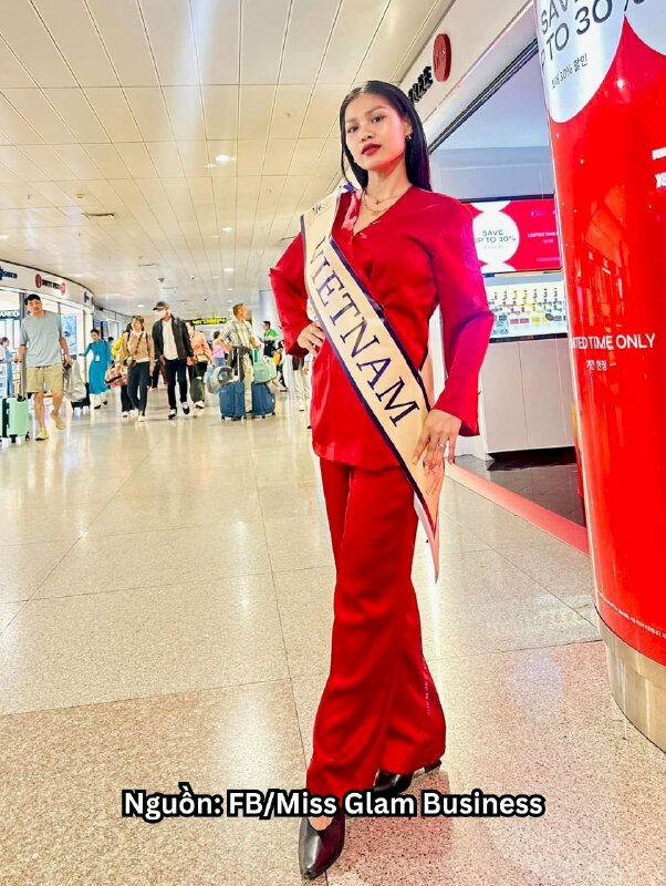 In Sash hoa hậu Hoa hậu Doanh Nhân Quý Phái Sash Miss Glam Business - VND594