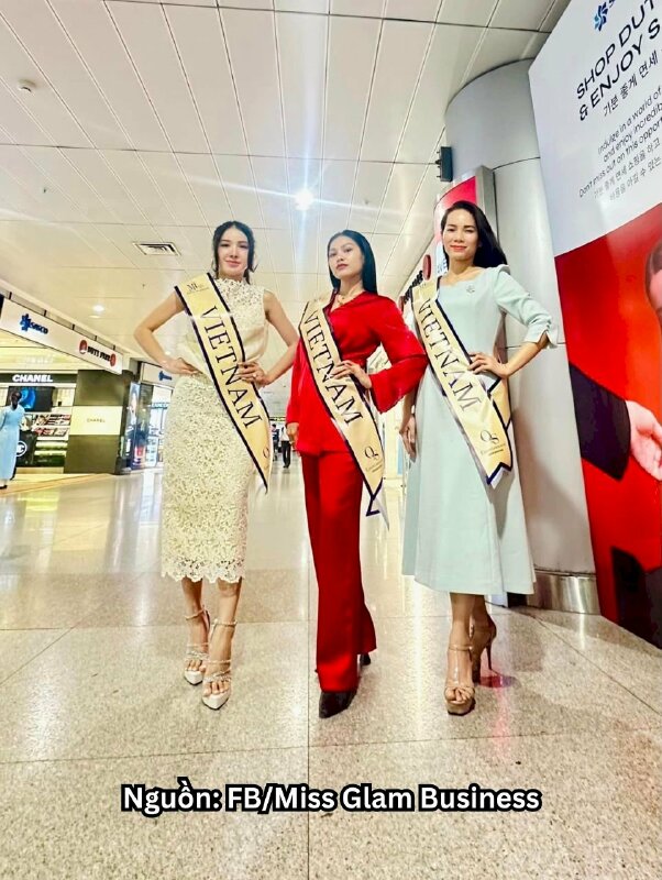 In Sash hoa hậu Hoa hậu Doanh Nhân Quý Phái Sash Miss Glam Business - VND594