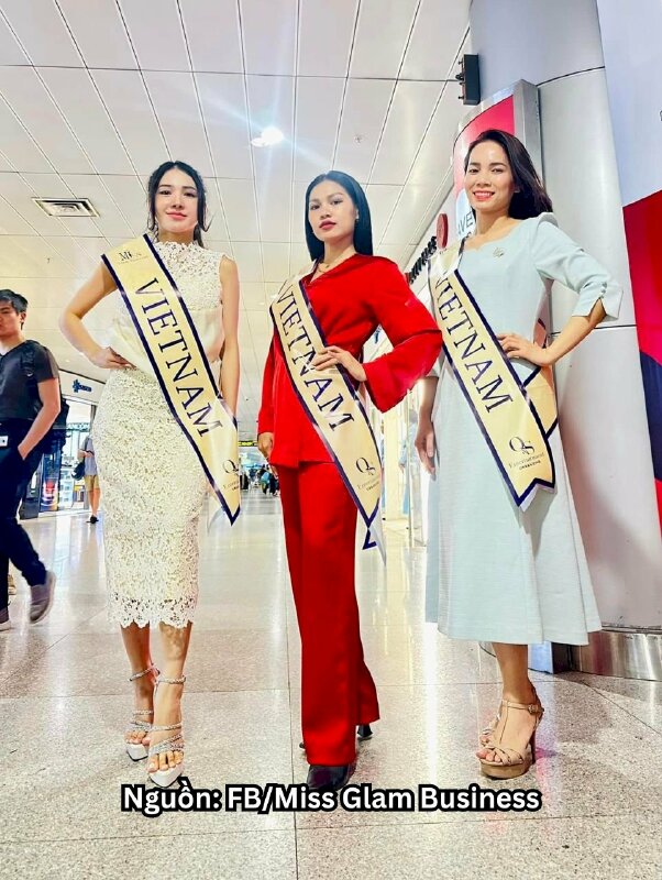 In Sash hoa hậu Hoa hậu Doanh Nhân Quý Phái Sash Miss Glam Business - VND594