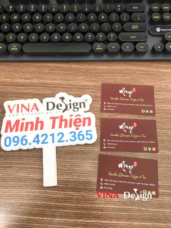 In card Offset, card visit quán mì hủ tiếu Noodles Dimsum Coffee & Tea - VND655