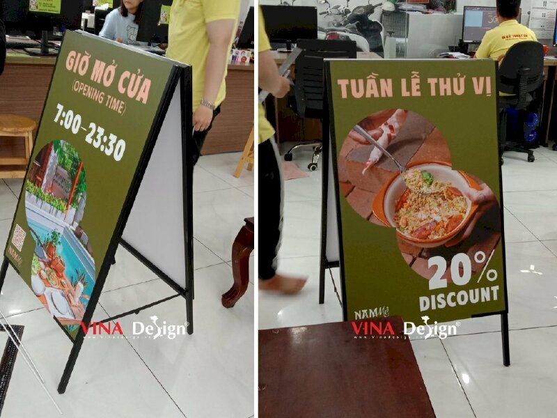 In standee quận 10 đẹp, giá rẻ 