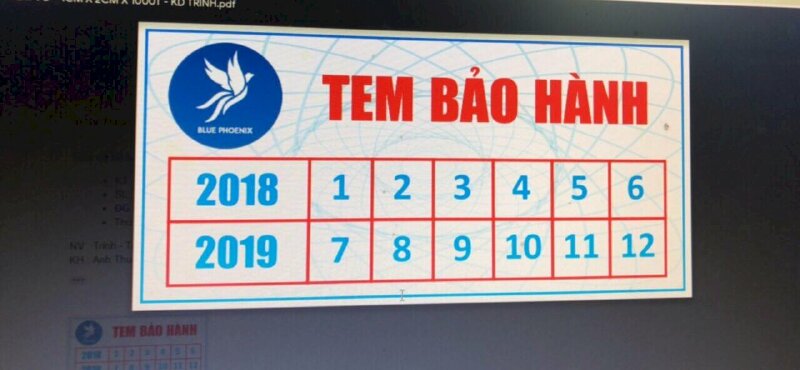 Tác dụng của tem bảo hành