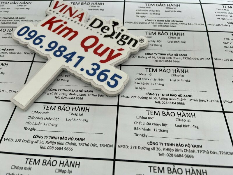 In tem bảo hành giấy
