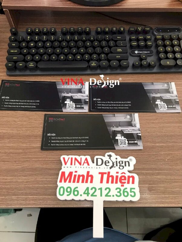 In nhanh Voucher quà tặng bản vẽ 3D thi công hoàn thiện nội thất - VND714