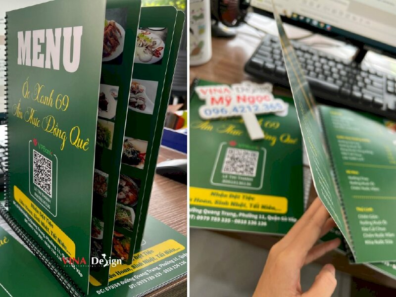 Dịch vụ in menu Quận 6